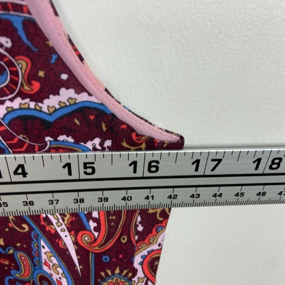 J Crew 100% Silk Bohemian Cate Camisole Tank Top Size 00 Pink‎ Purple HIMYM Boho - Picture 10 of 15